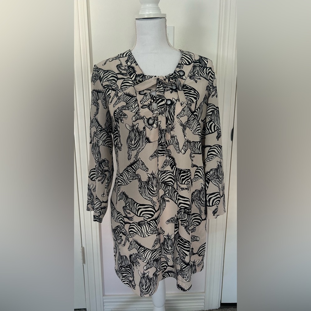 BCBG Zebra Dress